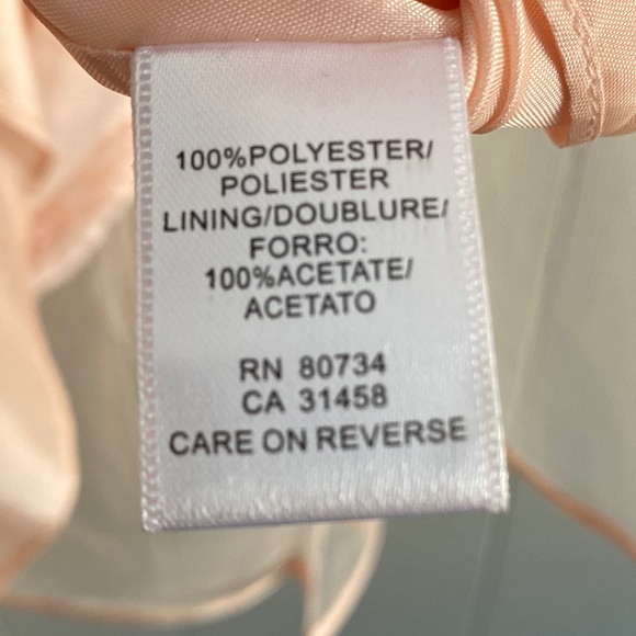 BCBG Max Azria Rosette Cocktail Dress in Blush size 12 - Picture 13 of 13